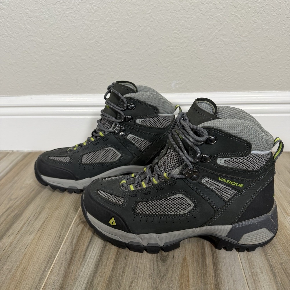 Vasque 7481 Breeze 2.0 Gray Mid Hiking Trail Boot Women's 8.5 M Outdoor Vibram